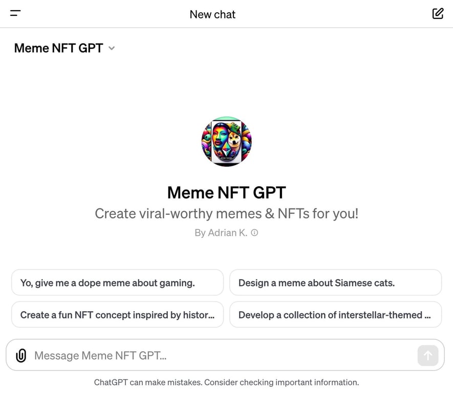 public-1 Meme NFT GPT