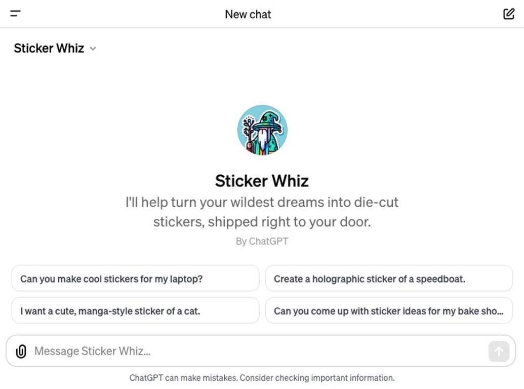 Sticker Whiz